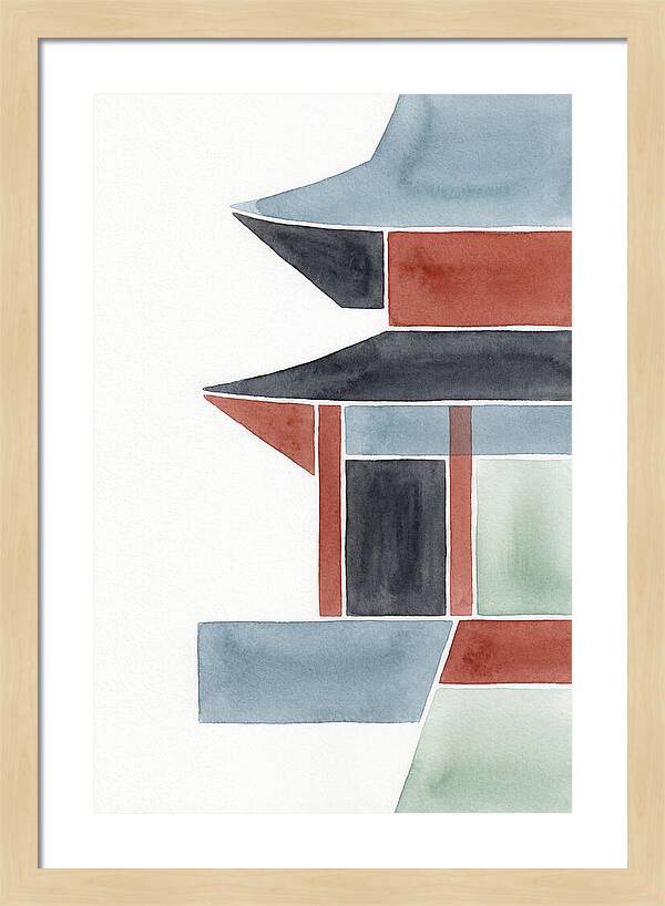 Minimalist Wooden Temple