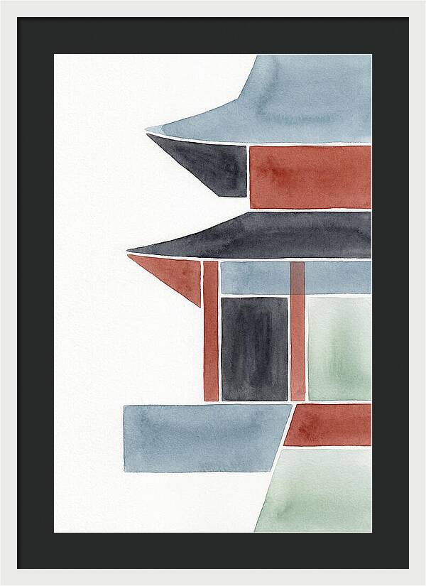 Minimalist Wooden Temple