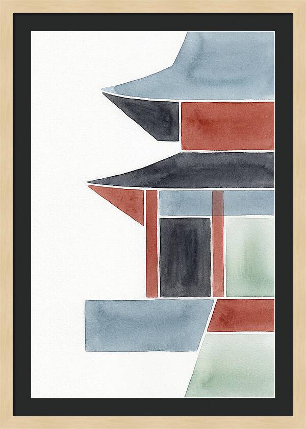 Minimalist Wooden Temple