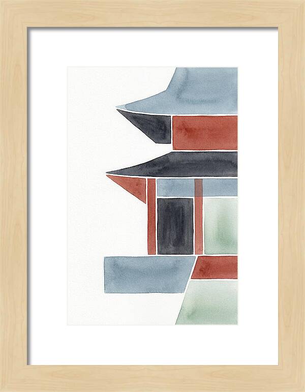 Minimalist Wooden Temple