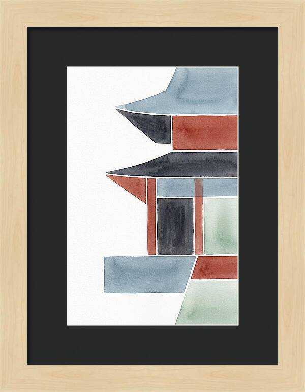 Minimalist Wooden Temple