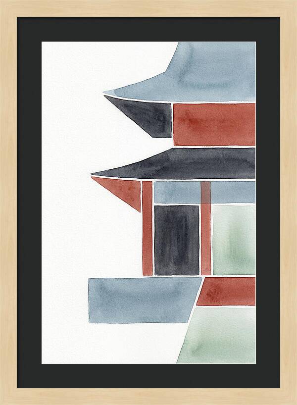 Minimalist Wooden Temple
