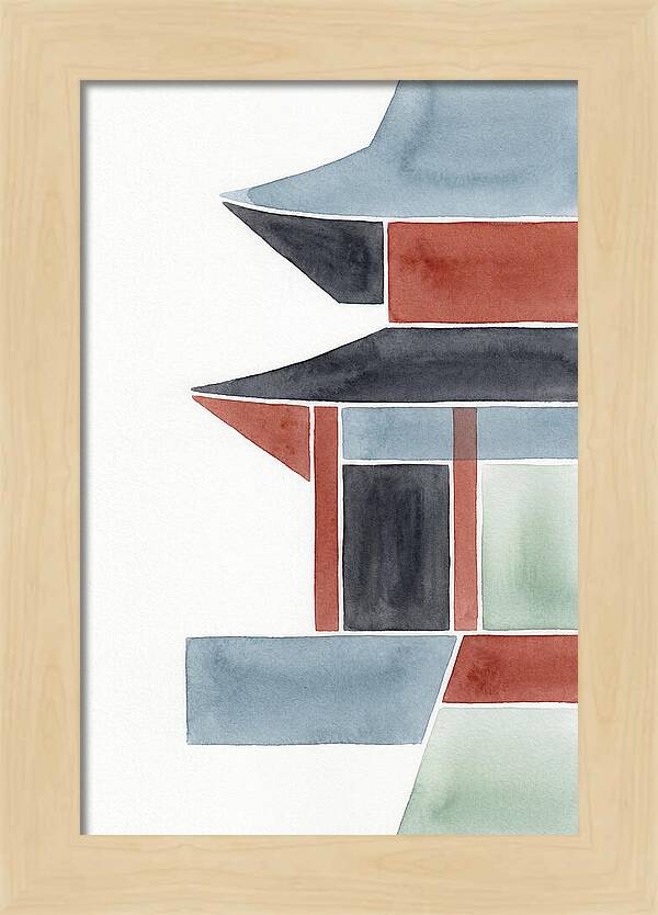 Minimalist Wooden Temple