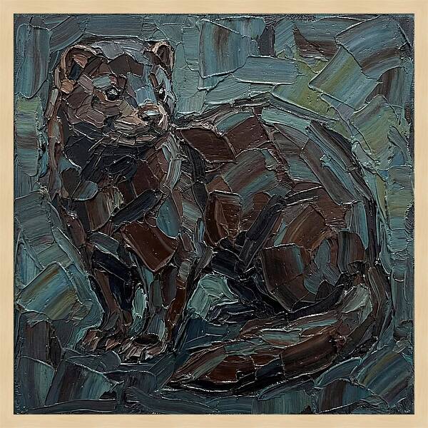Mink In Palette Knife Style