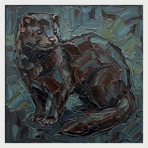 Mink In Palette Knife Style