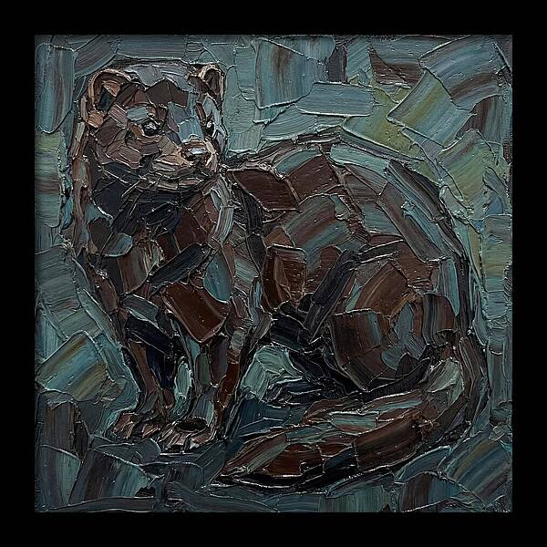 Mink In Palette Knife Style