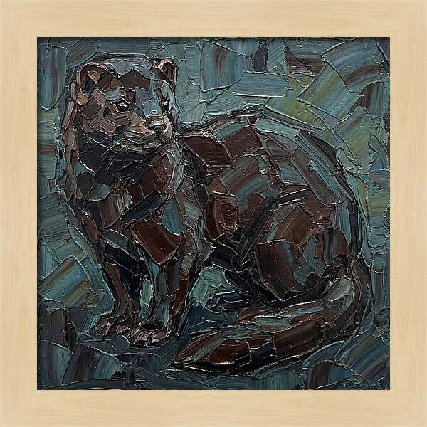 Mink In Palette Knife Style