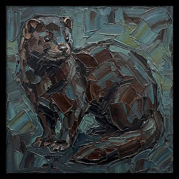 Mink In Palette Knife Style