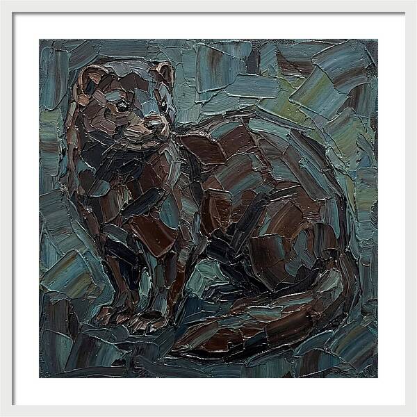 Mink In Palette Knife Style