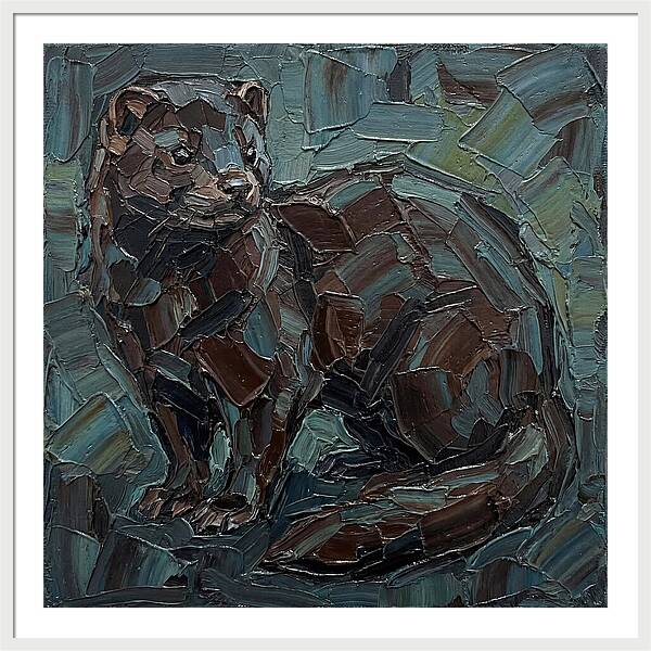 Mink In Palette Knife Style
