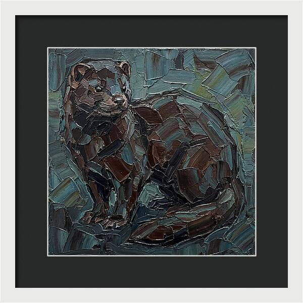 Mink In Palette Knife Style