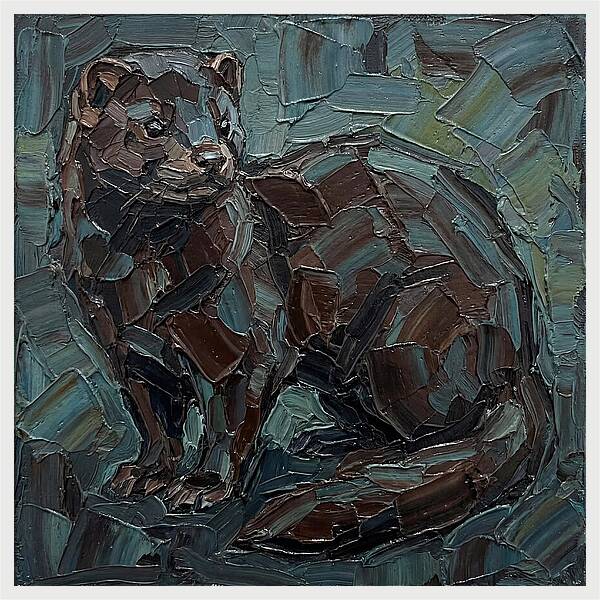 Mink In Palette Knife Style