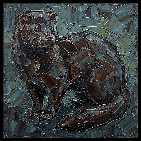 Mink In Palette Knife Style