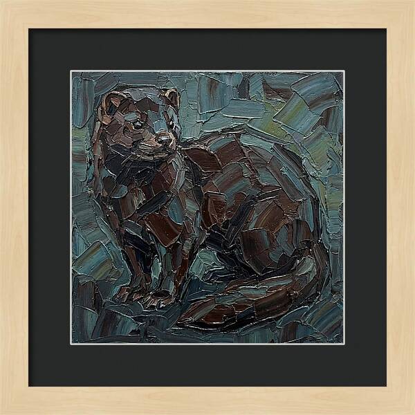 Mink In Palette Knife Style