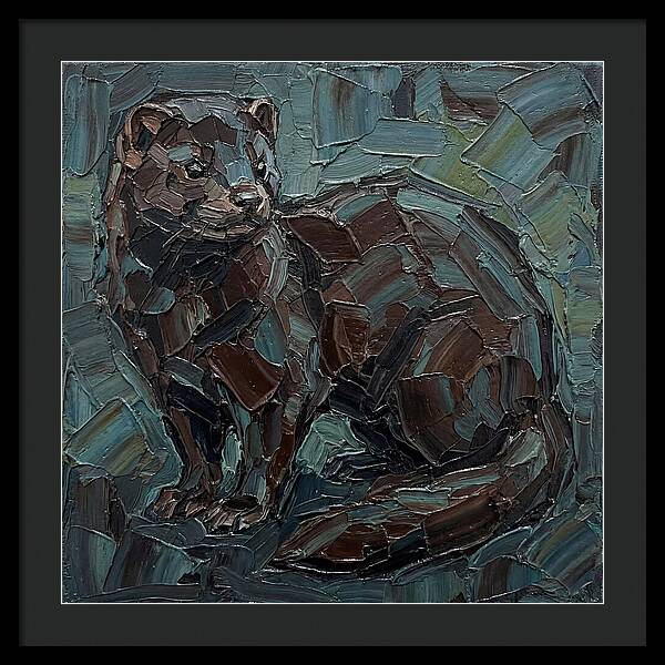 Mink In Palette Knife Style