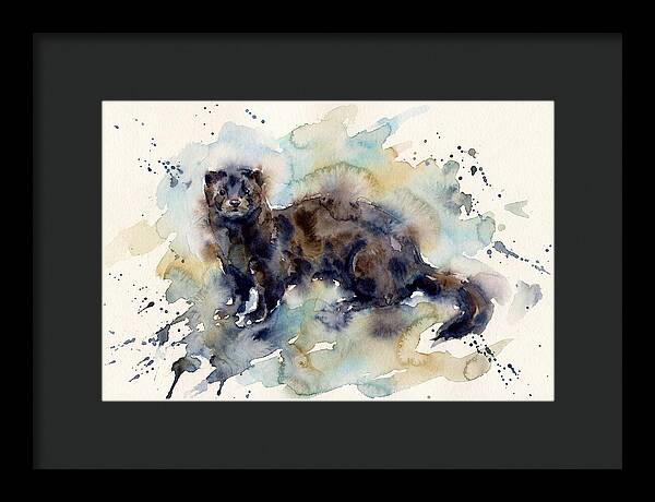 Mink In Watercolor Splendor