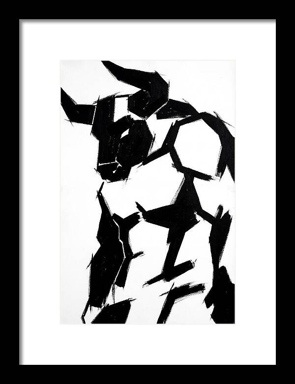 Minotaur In Abstract Form