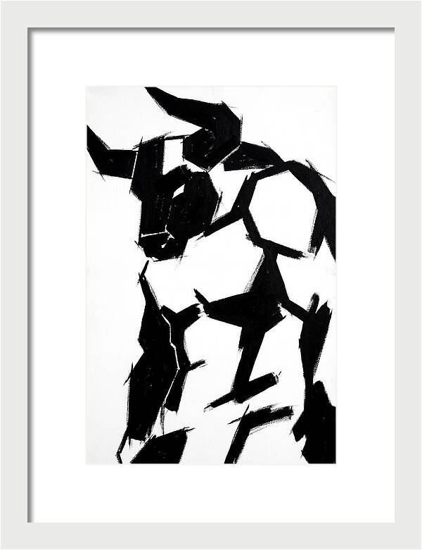 Minotaur In Abstract Form
