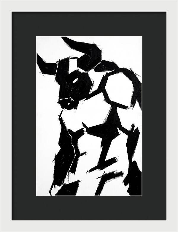 Minotaur In Abstract Form