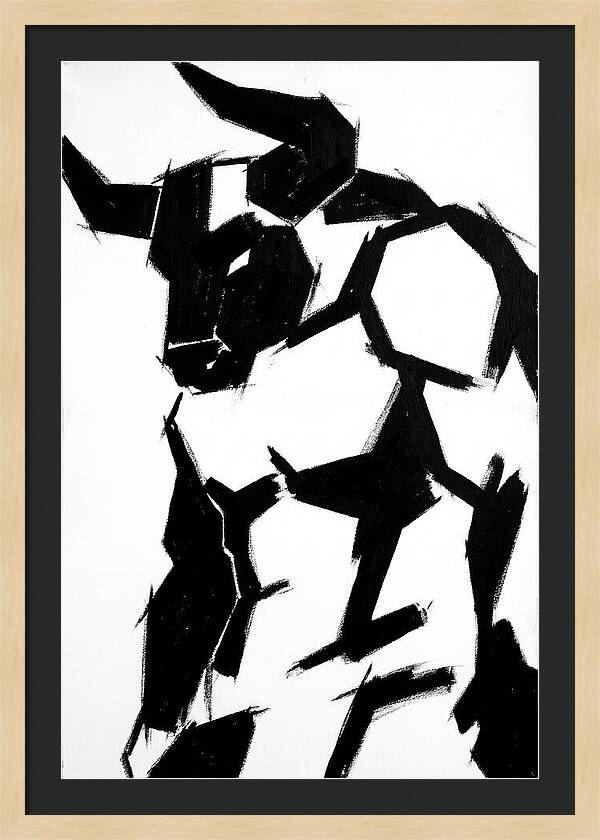 Minotaur In Abstract Form