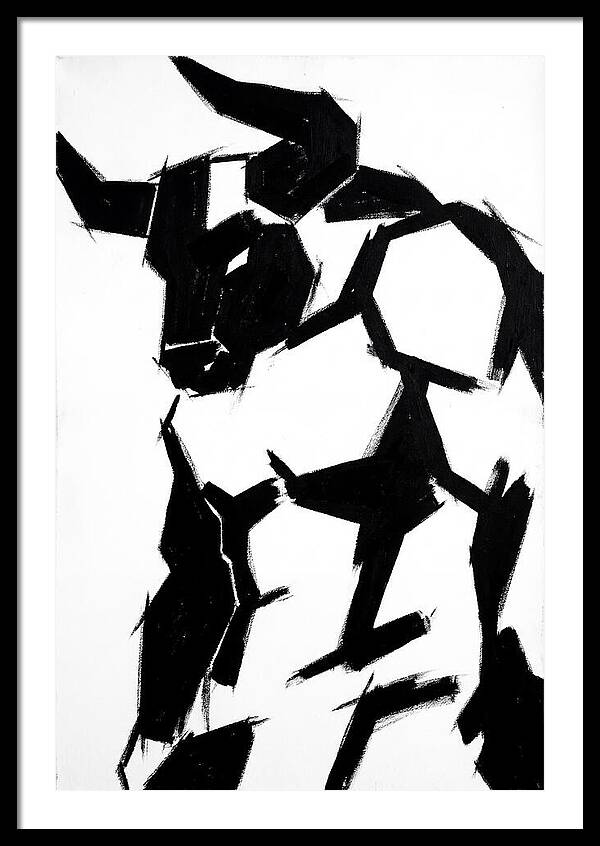 Minotaur In Abstract Form