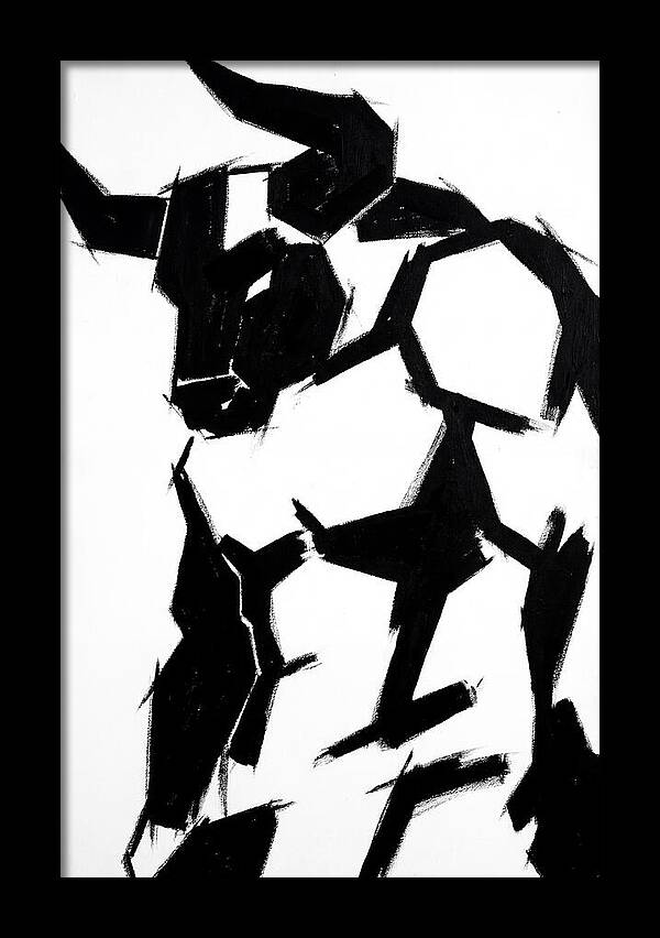 Minotaur In Abstract Form