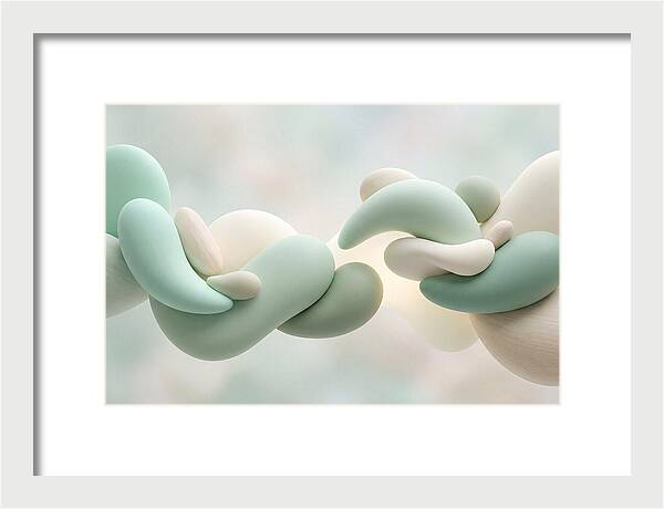 Minty Embrace Of Forms