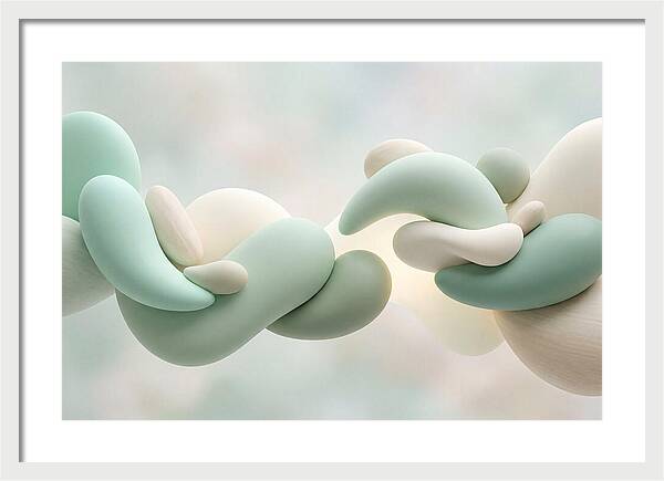 Minty Embrace Of Forms
