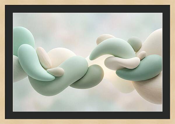 Minty Embrace Of Forms