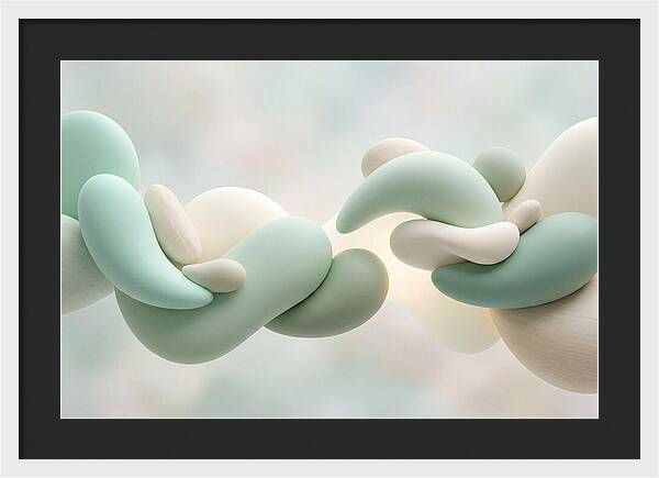 Minty Embrace Of Forms