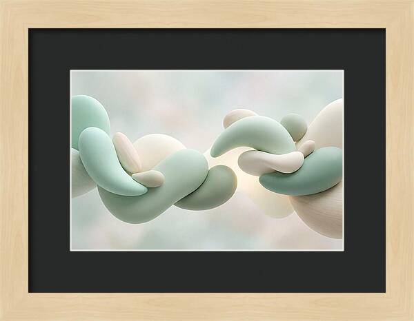 Minty Embrace Of Forms