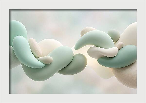 Minty Embrace Of Forms