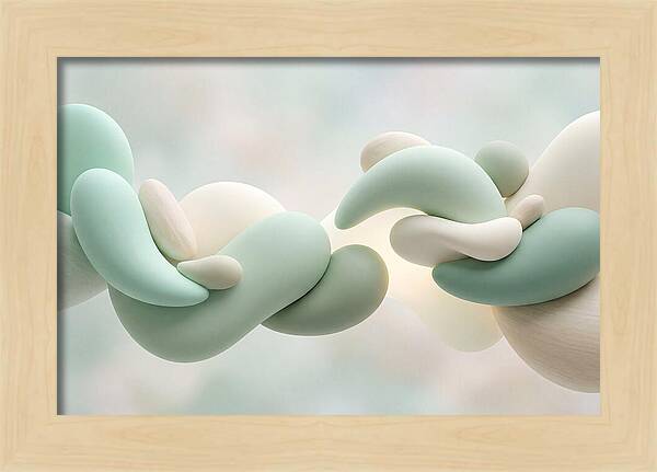 Minty Embrace Of Forms