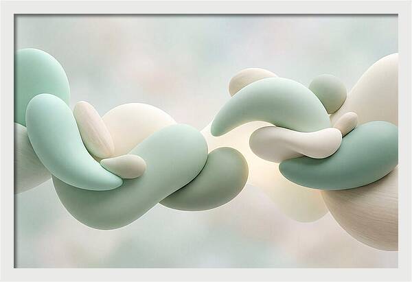 Minty Embrace Of Forms