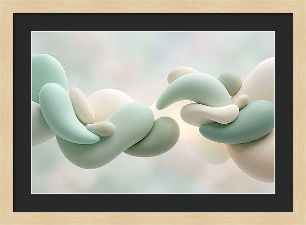 Minty Embrace Of Forms