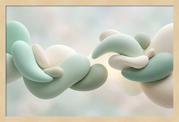 Minty Embrace Of Forms