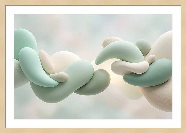 Minty Embrace Of Forms