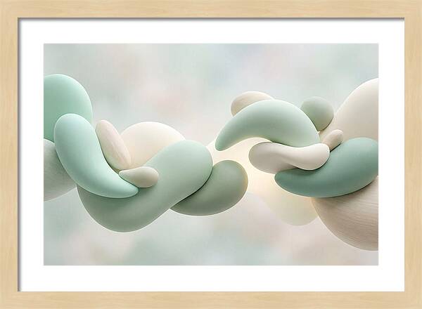 Minty Embrace Of Forms