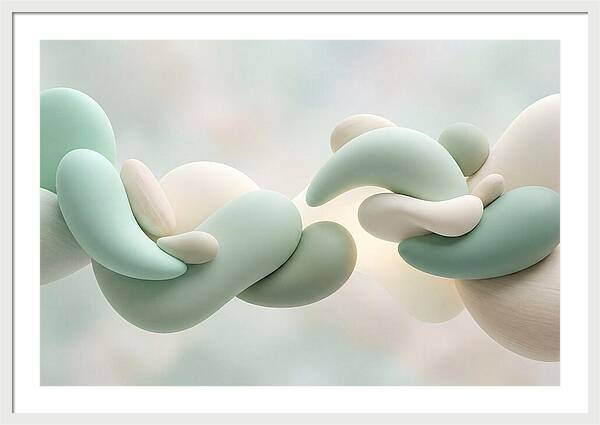 Minty Embrace Of Forms