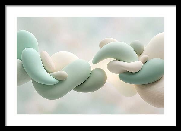 Minty Embrace Of Forms