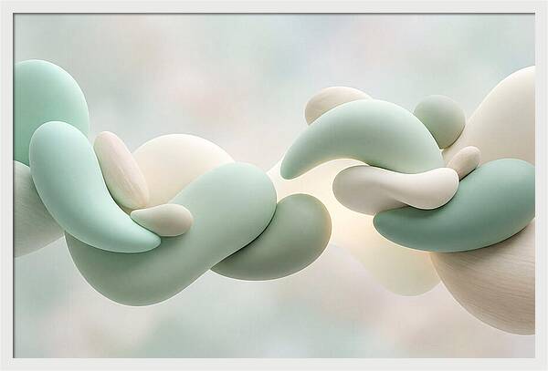 Minty Embrace Of Forms