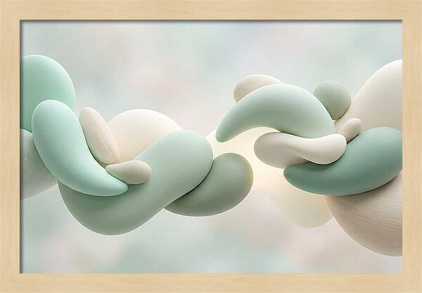 Minty Embrace Of Forms