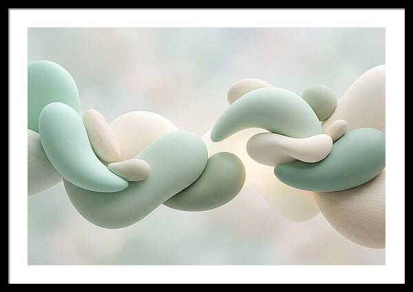 Minty Embrace Of Forms