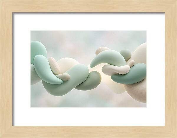 Minty Embrace Of Forms