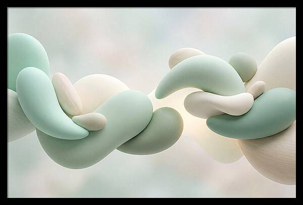 Minty Embrace Of Forms