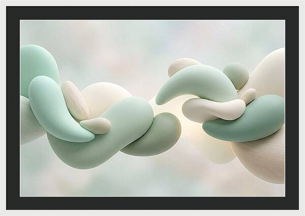 Minty Embrace Of Forms