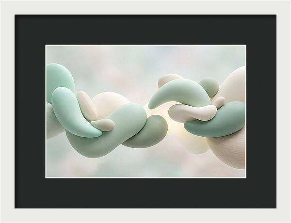 Minty Embrace Of Forms