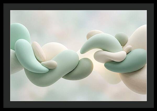 Minty Embrace Of Forms