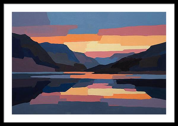 Mirror Stillness At Dawn
