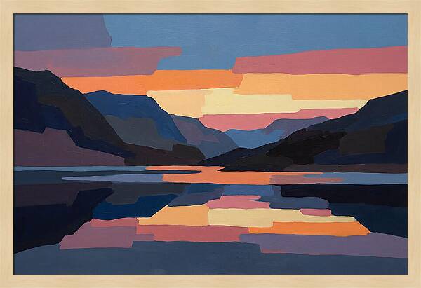 Mirror Stillness At Dawn